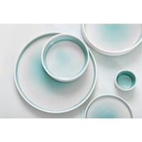 Plats fondants | vert menthe | Ø15,2cm | 6 pièces