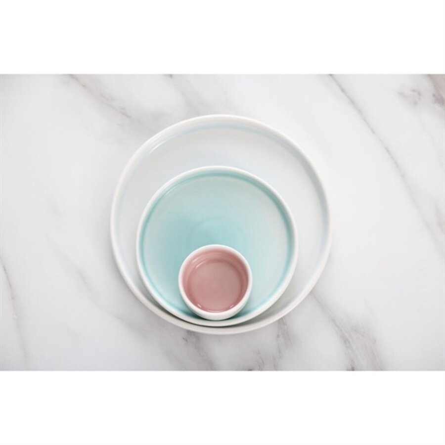 Plats fondants | vert menthe | Ø15,2cm | 6 pièces