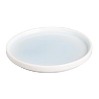 Fondant schotels | aqua blauw | Ø15,2 cm | 6 stuks