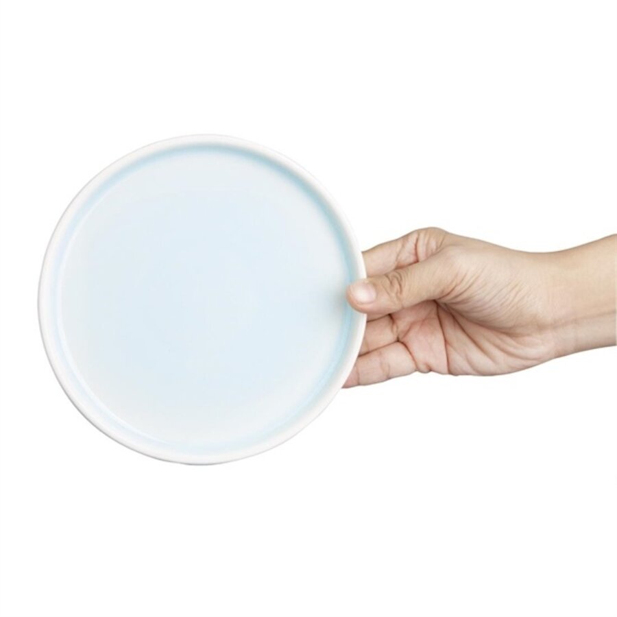 Plats fondants | bleu aqua | Ø15,2 cm | 6 pièces