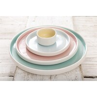 Fondant dishes | aqua blue | Ø15.2 cm | 6 pieces