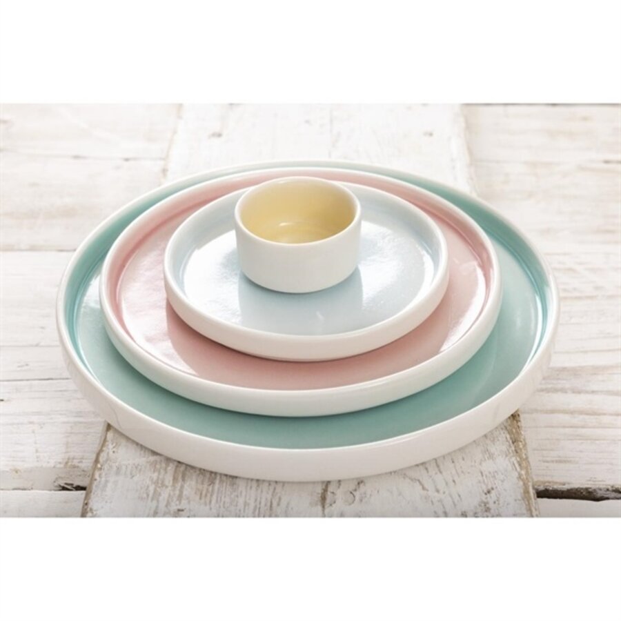 Fondant dip bowl | Ø7cm | lemon yellow | 12 pieces