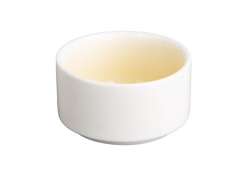  Olympia Fondant dipping dish | Ø7cm | lemon yellow | 12 pieces 