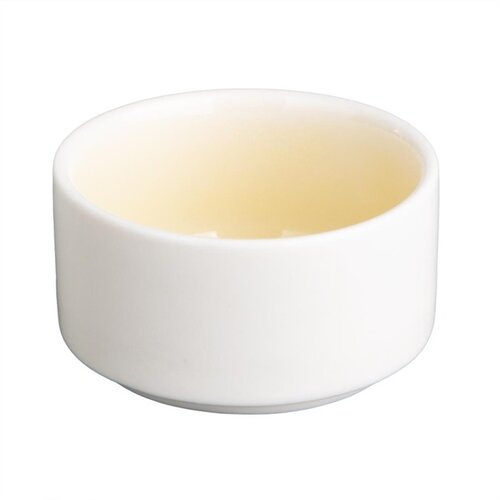  Olympia Fondant dipping dish | Ø7cm | lemon yellow | 12 pieces 