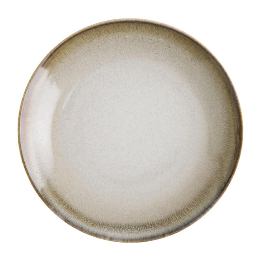 Assiettes à découper en bouleau taupe 20,5 cm (6 pièces)