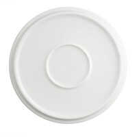 Fondant plates | lemon yellow | Ø15.2cm | 6 pieces