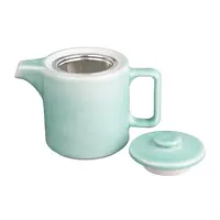 Théière en fondant | vert menthe | 450 ml | 2 pièces