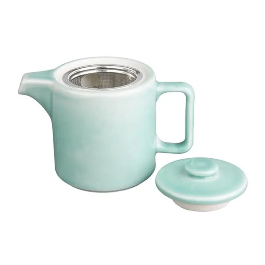 Fondant theepot | mint groen | 450ml | 2 stuks