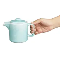 Théière en fondant | vert menthe | 450 ml | 2 pièces