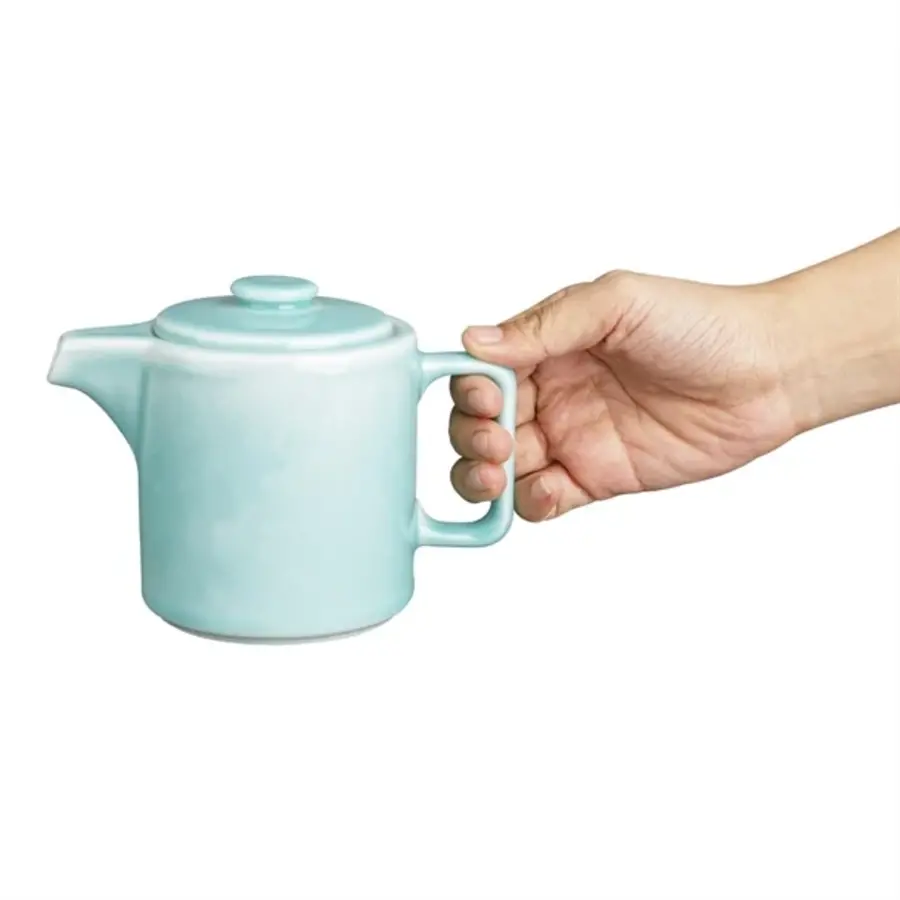 Fondant theepot | mint groen | 450ml | 2 stuks