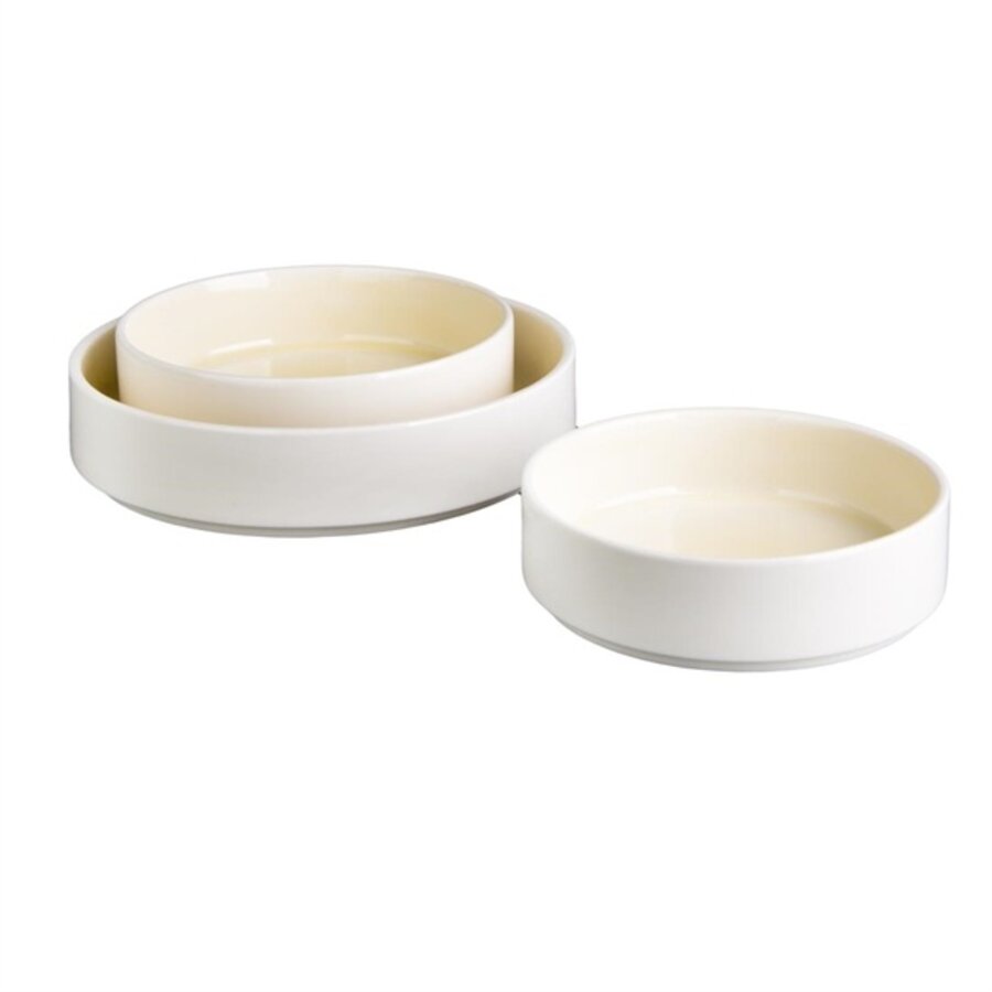 Fondant bowls | lemon yellow | 15.2cm | 6 pieces