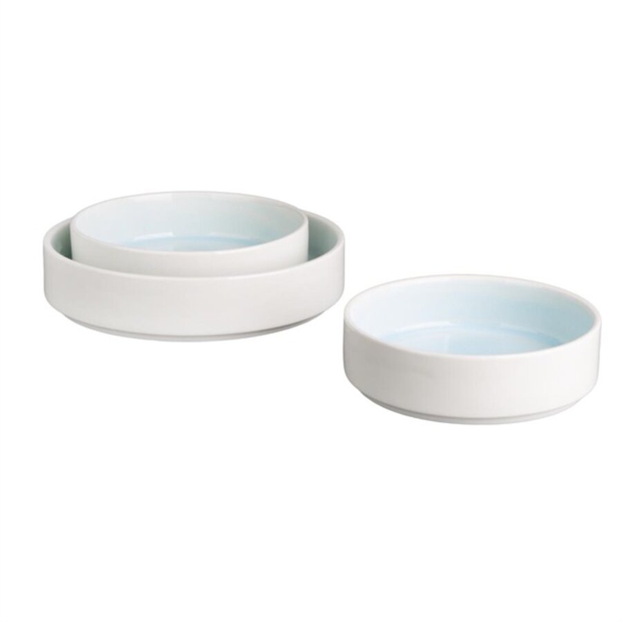 Fondant bowls | aqua blue | 15.2cm | 6 pieces