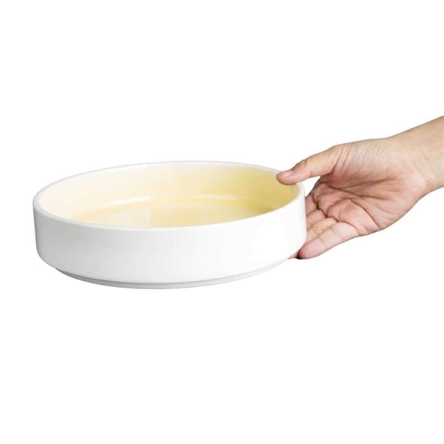 Bols à fondant | jaune citron | Ø21,5cm | 6 pièces