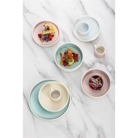 Fondantschalen | zitronengelb | Ø21,5cm | 6 Stück