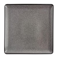 Assiette carrée minérale | 26,5x26,5 cm | 4 pièces