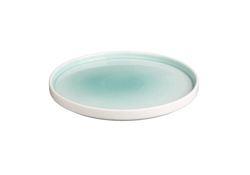  Olympia Assiettes à fondant | vert menthe | 27Øcm | 4 pièces 
