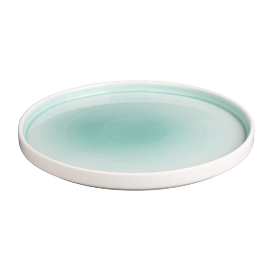 Assiettes à fondant | vert menthe | 27Øcm | 4 pièces