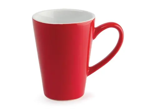  Olympia Tasses à café latte | rouge | 34cl | 12 pièces 
