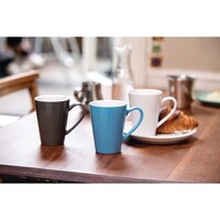 Cafe latte cups | white | 340ml | 12 pieces