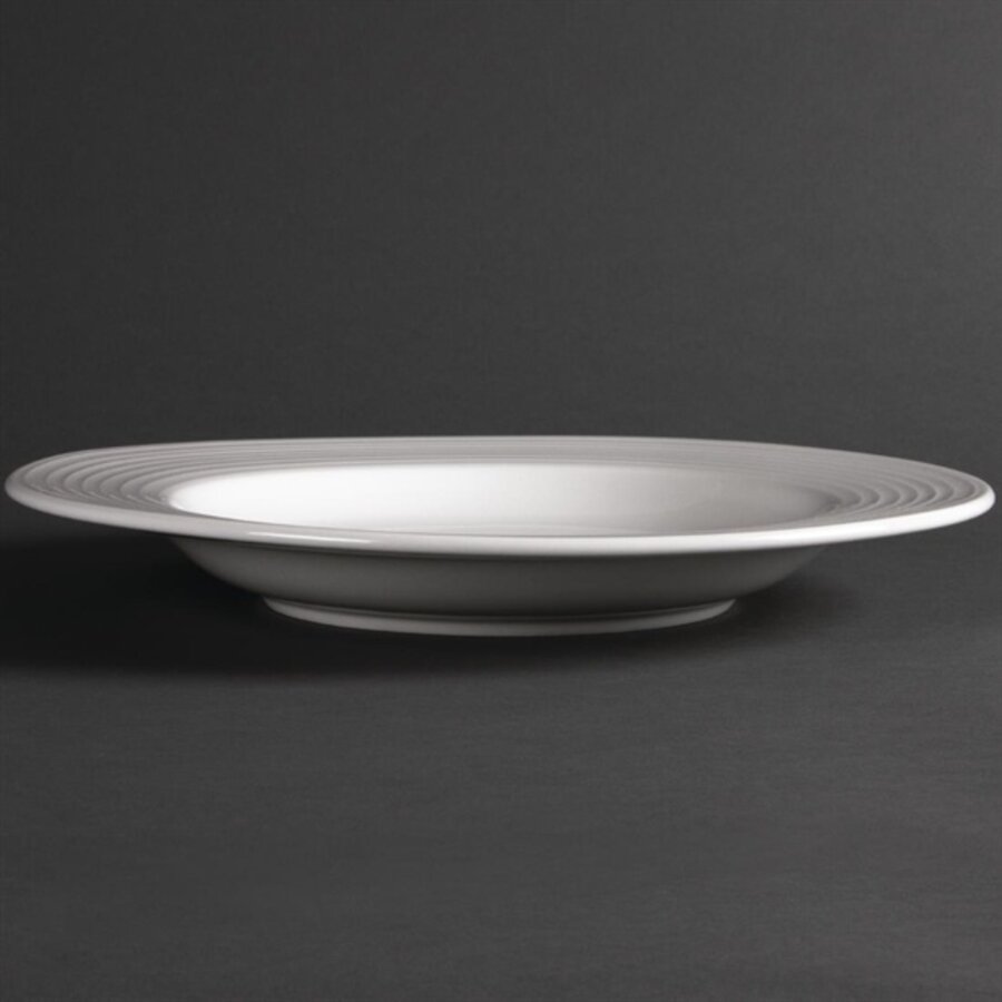 Assiettes de pâtes linéaires | 31Øcm | 6 pièces