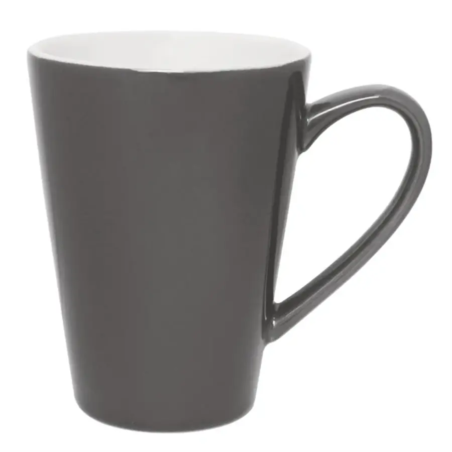 Cafe latte cups | gray | 454ml | 12 pieces