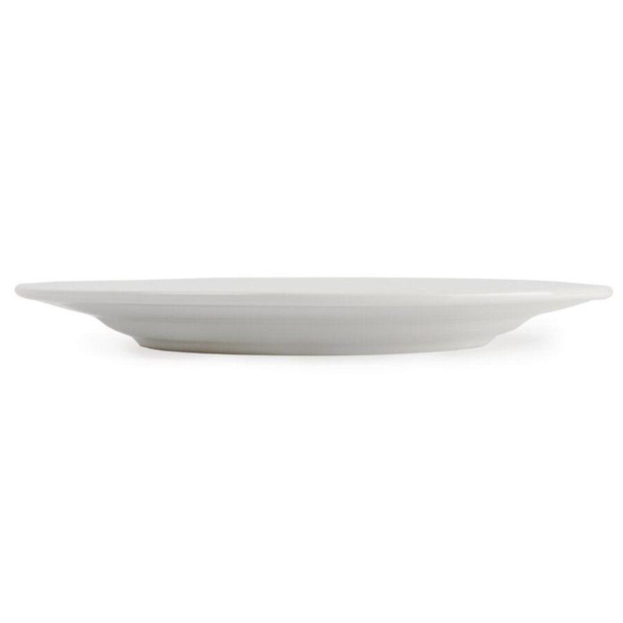 Linear plates with wide rim | 31Øcm | 6 pieces