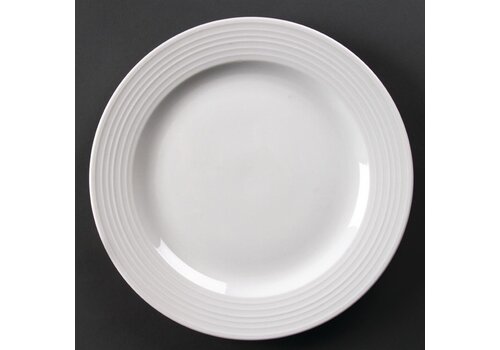 Olympia Linear plates with wide rim | 31Øcm | 6 pieces 
