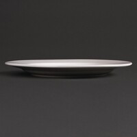 Linear plates with wide rim | 31Øcm | 6 pieces