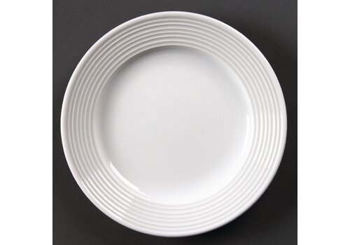  Olympia Linear plates with wide rim | 15Øcm | 12 pieces 