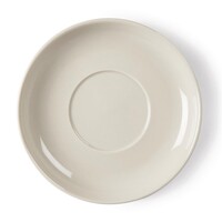 Soucoupe à cappuccino ivoire | 12 pièces