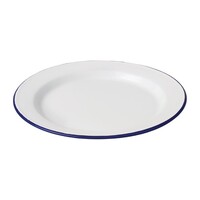 Emailleschild | Edelstahl | 30Øcm | 6 Stück