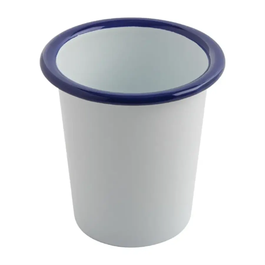 Emailletasse | Edelstahl | 310 ml | 6 Stück