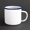Tasse en émail | acier inoxydable | 35cl | 6 pièces