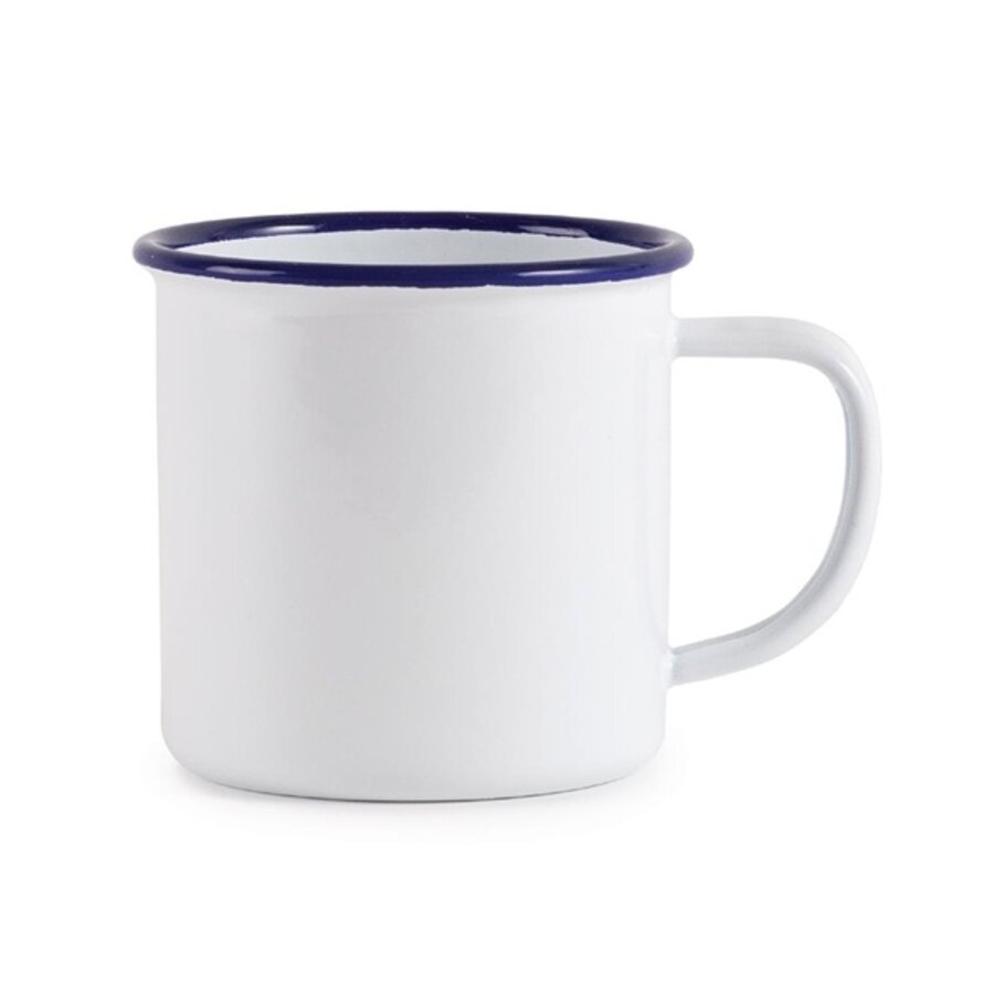 Tasse en émail | acier inoxydable | 35cl | 6 pièces