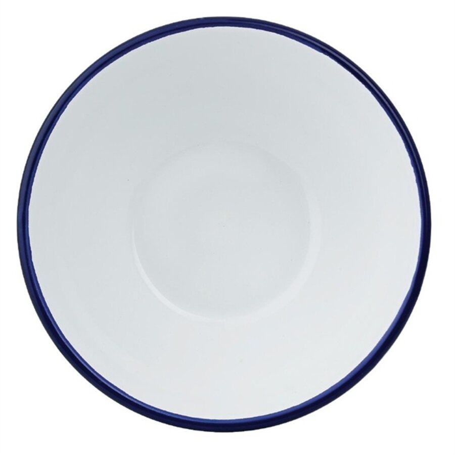 Enamel pudding bowl | Stainless steel | 15.5cm | 6 pieces