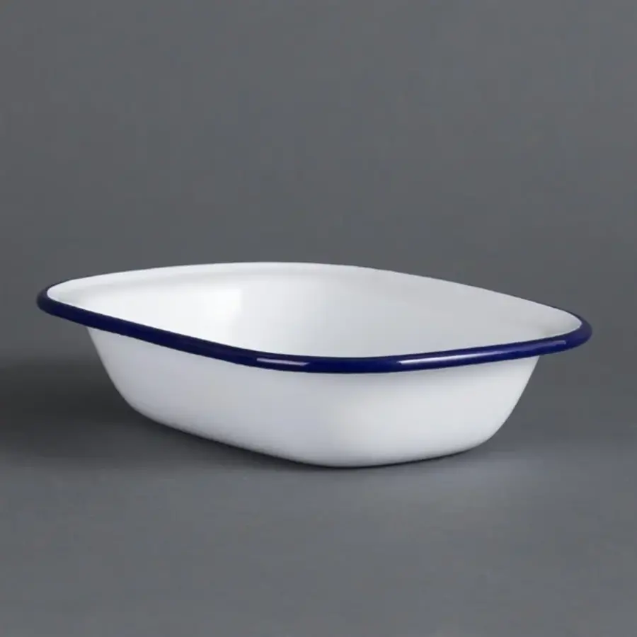 Enamel baking dish/serving dish | 13.5x18cm | 6 pieces