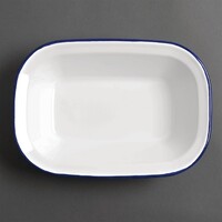 Enamel serving bowl | 19x28cm | 6 pieces