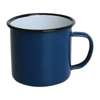 Enamel mug | blue | 35cl | 6 pieces