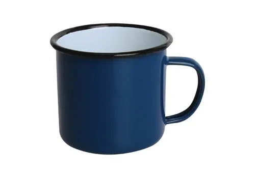  Olympia Tasse en émail | bleu | 35cl | 6 pièces 