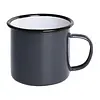 Olympia Enamel mug | gray | 35cl | 6 pieces