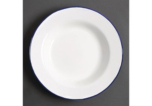  Olympia Assiette creuse en émail | 24,5Øcm | 6 pièces 