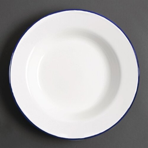  Olympia Assiette creuse en émail | 24,5Øcm | 6 pièces 