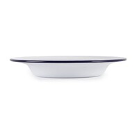 Assiette creuse en émail | 24,5Øcm | 6 pièces