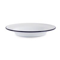 Assiette creuse en émail | 24,5Øcm | 6 pièces