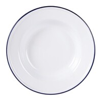 Assiette creuse en émail | 24,5Øcm | 6 pièces