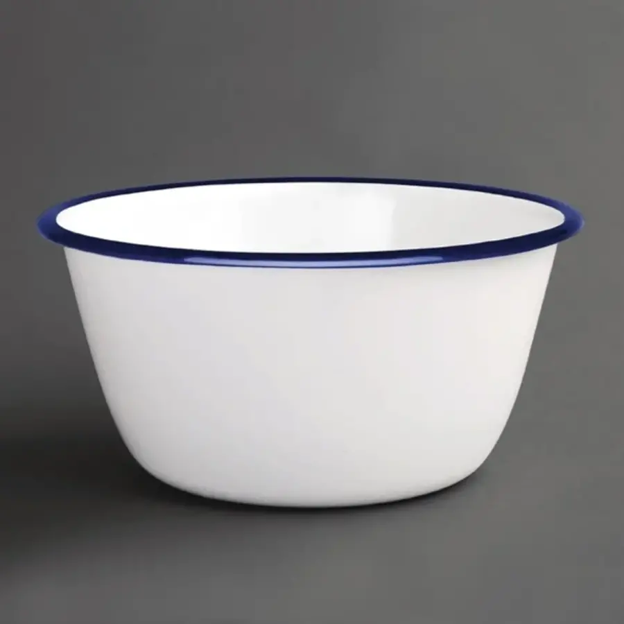 Enamel enamel bowls | 15.5Øx(h)7.5 cm | 6 pieces