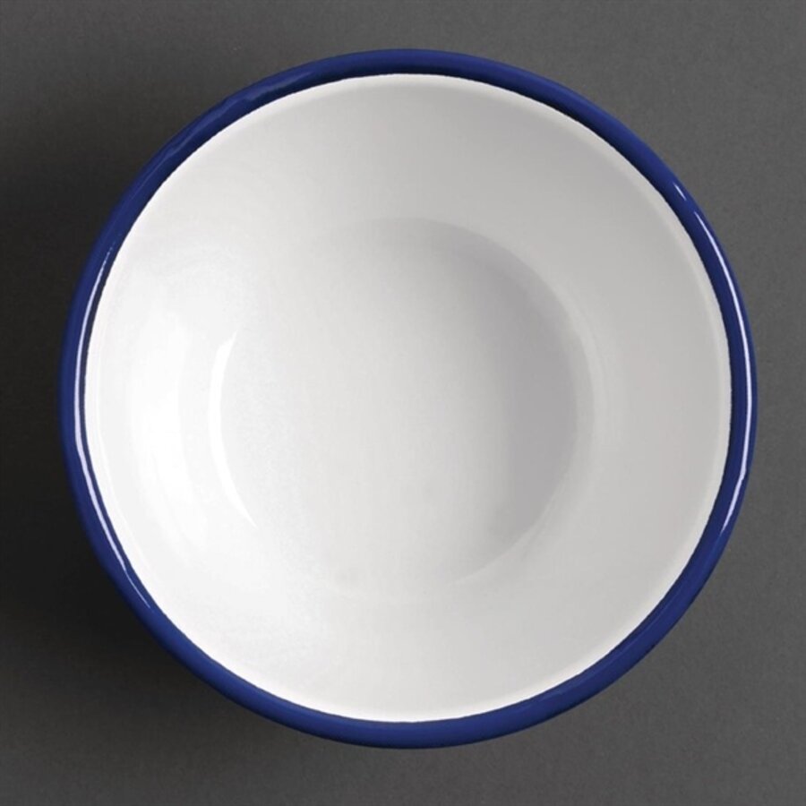 Enamel enamel bowls | 15.5Øx(h)7.5 cm | 6 pieces
