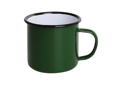  Olympia Tasse en émail | vert | 35cl | 6 pièces 