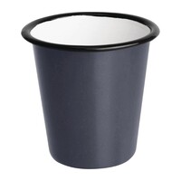 Enamel cup | grey | 31cl | 6 pieces