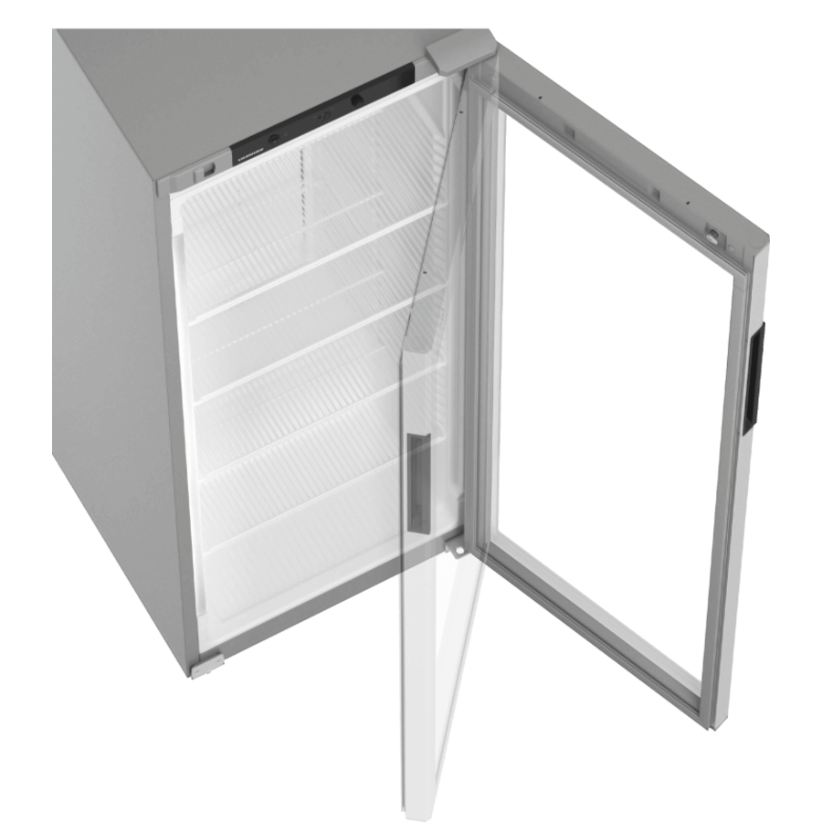 Flessenkoeling MRFvd 3511 | Grijs | 347 L | 169(h)x60x66 cm